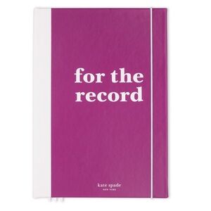 New Kate Spade Take Note XL Notebook: For the Record
